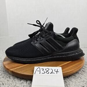 Adidas Mens 10 Ultra Boost DNA 1.0 Triple Black Athletic Gym Casual Running Shoe